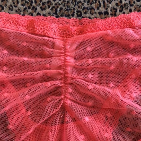 Victoria Secrets neon pink cheeky petite XS sheer panty - Picture 5 of 12